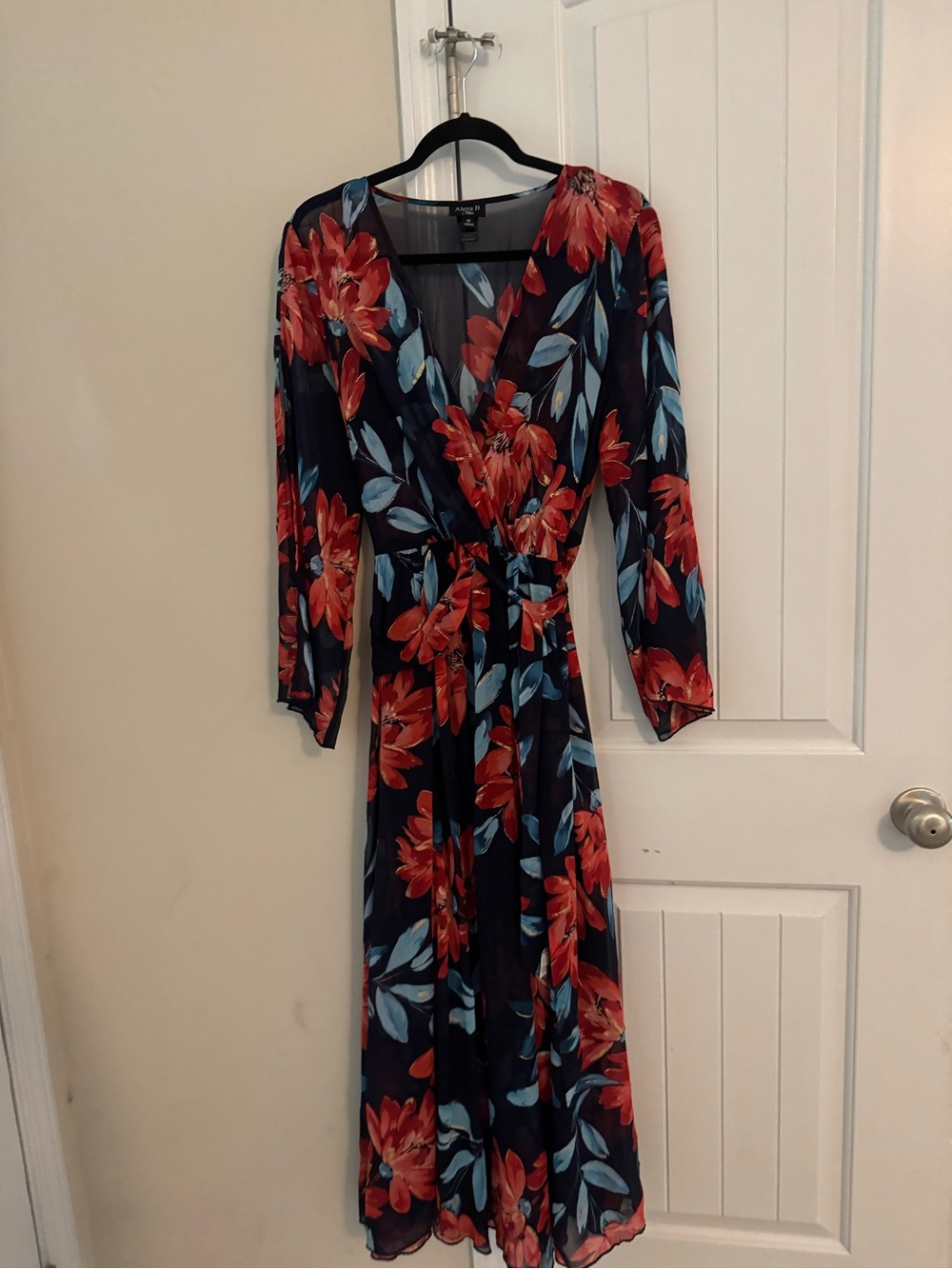 Women's floral sheer top